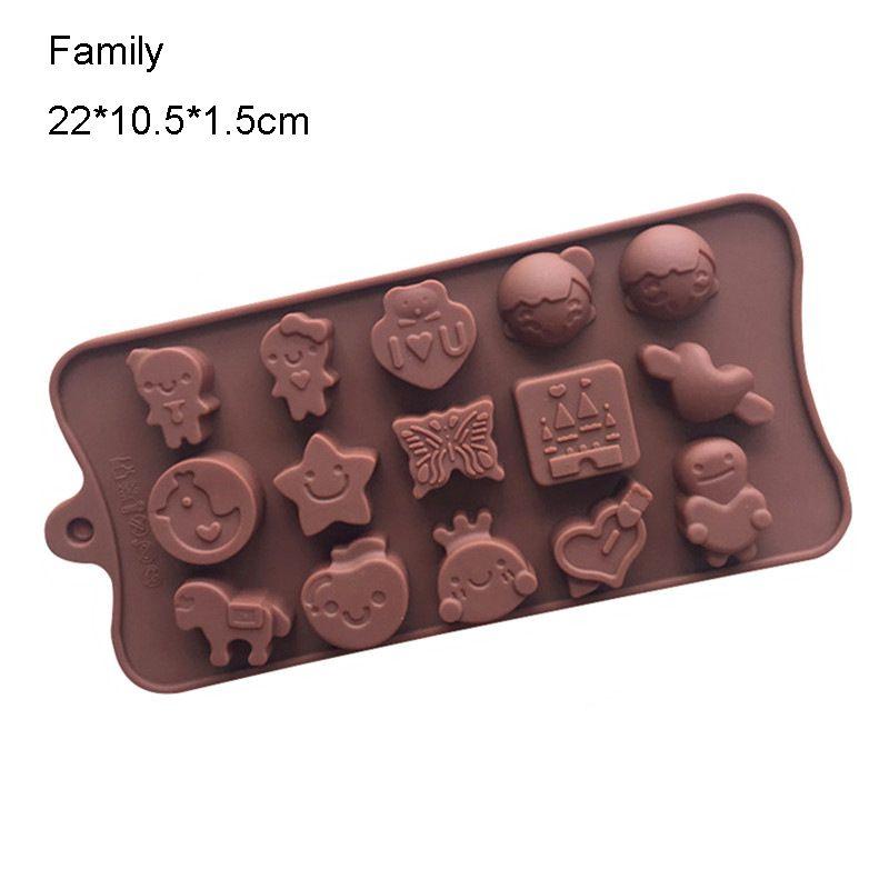 

Versatile Christmas Silicone Cake Chocolate Moulds Perfect For Festive Diy Baking Projects Family