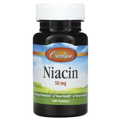 Niacin, 50 Mg, 100 Tablets