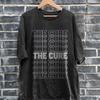 The Cure Logo Rockband Schwarzes Basic Style Unisex T-Shirt Größe S-5XL