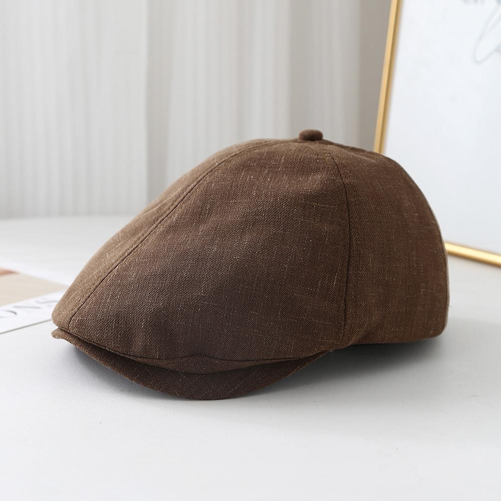 

Men Casual Peaky Blinders Hat Spring Autumn Retro Beret Hats Wild Casual Hats Unisex Wild Octagonal Cap girl Newsboy English Hat кавовий