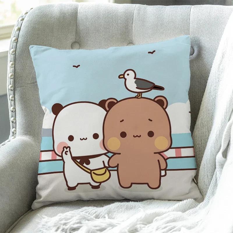 Pillowcase Bubu Dudu 45x45cm Home Decor Cushion Cover Sofa Bed Car Cushion Cover Halloween Christmas