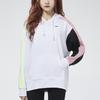 Nike Color-Block Pullover Sports Hoodie for Women White