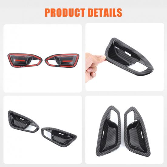 ABS Carbon Fiber Inner Door Bowl Cover For BMW 1/2 Series F20 F22 E82 2012-