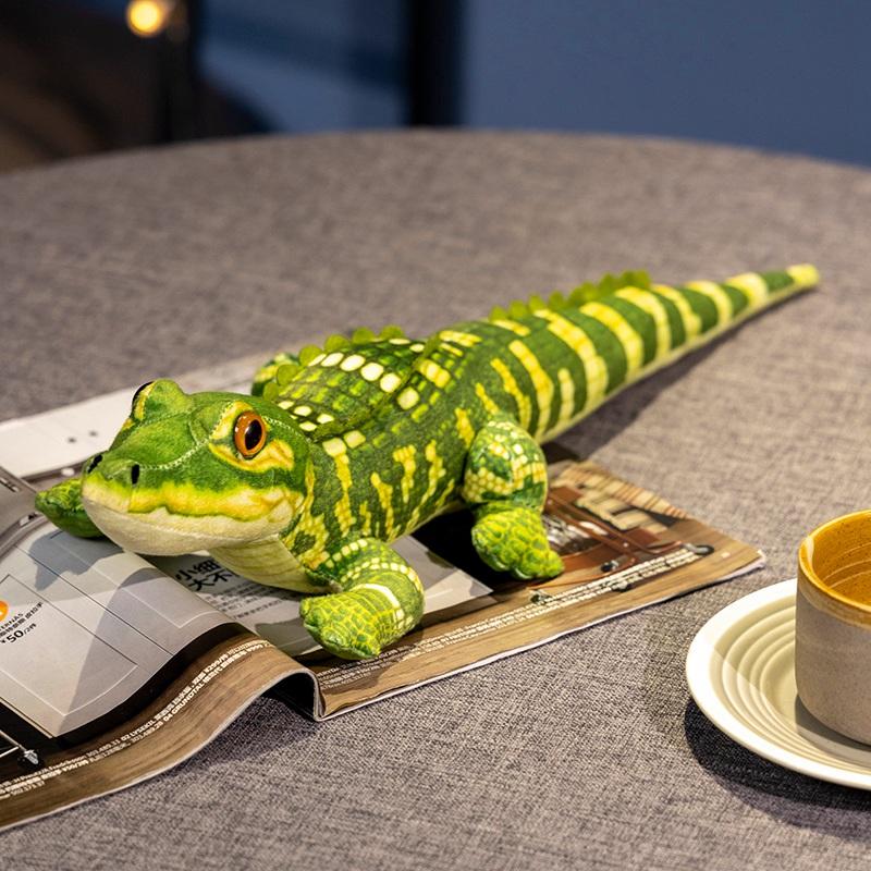 Simulation Crocodile Soft Stuffed Animal Doll Plush Toys Cute Home Sofa Bedroom Decoration Comfort Pillow Perfect Birthday Gifts