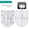 TLXT Universal Quick Release Soft Close Toilet Seat