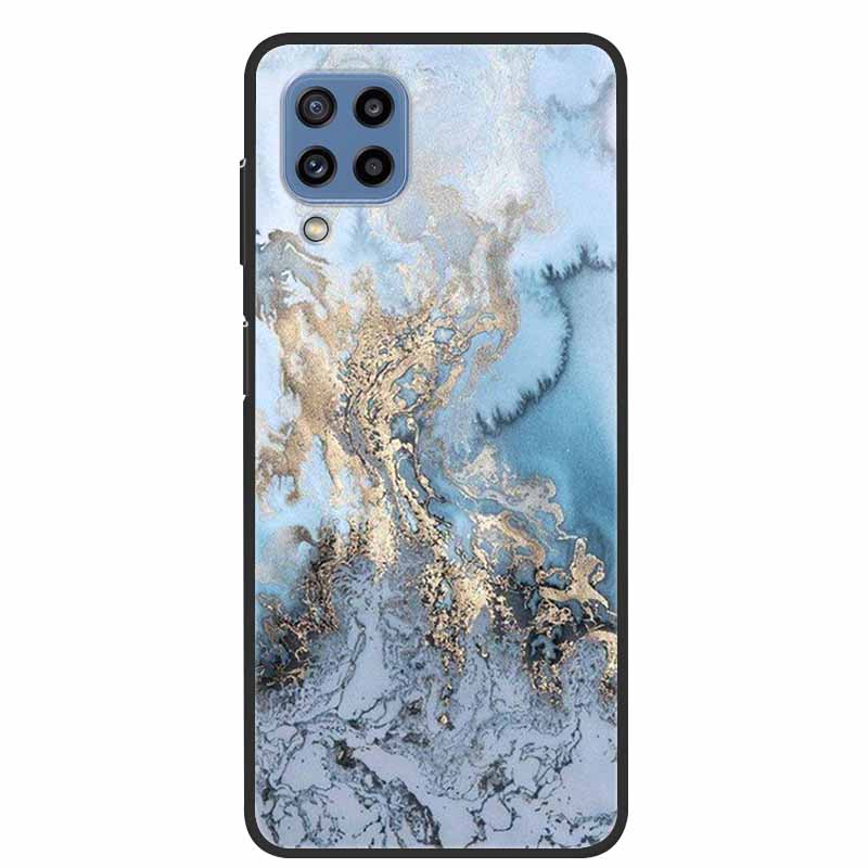 For Samsung Galaxy A12 Case Marble TPU Silicone Soft Phone CoverFor Samsung Galaxy M12 Case Samsung F12 Protector Gift New Para