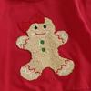 Holiday Girls' Red Gingerbread Sweatshirt & Flared Pants Set