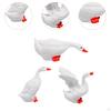 3 Pieces Garden Duck Statue Yard Art Sculpture Pool Ornament Outdoor Decoration Resin Figurine