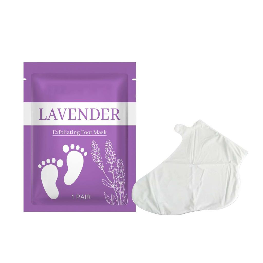 Lavender Exfoliating Foot Mask Gently Cares For The Feet. It Is Soft, Smooth And Comes In Individual Packaging For Convenient Use.5ML