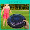 Frisbee LED Colorido Brilhante Noturno Frisbee Luminoso Legal Disco Brilhante Frisbee Profissional para Adultos Atacado