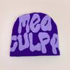 Cross-Border Wind Letter Jacquard Knitted Hat For Men And Women, Warm Contrasting Color, Hip-Hop Street Pullover Hat