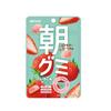 Atrion Seika Morning Gummy Strawberry Flavor 50g - Japanese Healthy Gummy Candy with Collagen, MCT Oil and Galacto-oligosaccharides