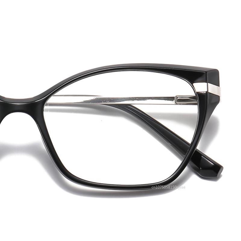 Occhiali da Miopia con Montatura Grande Fotocromatici Anti-Blu Occhiali da Vista Moda Unisex 0-4.0