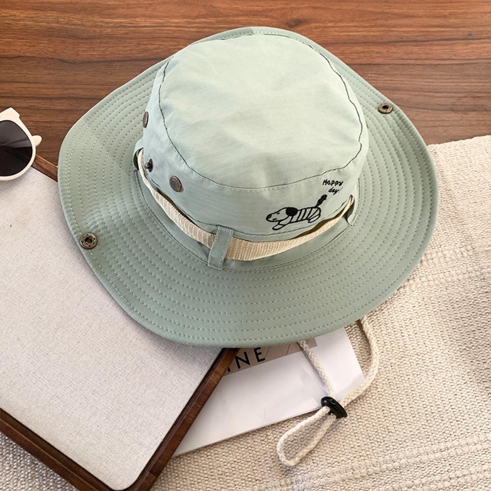 Visor Puppy Bucket Hat Y2K Sunscreen Fisherman Hat Fashion Western Cowboy Hat  Mountaineering