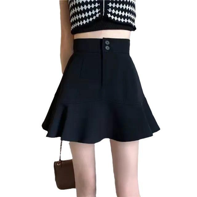 2026 Übergröße Meerjungfrauen-Minirock mit hoher Taille und A-Linie für Damen