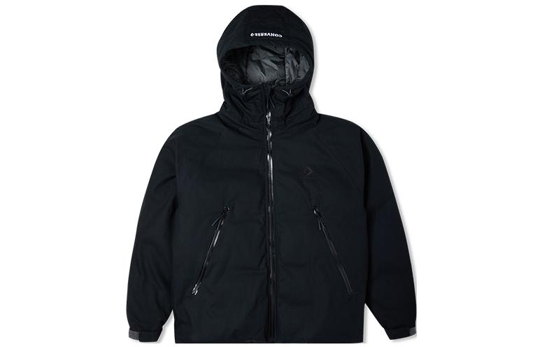 Converse Counter Climate Down Jackets Unisex Black Hooded Moderate Other 10023776-A01 S