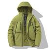 Upgraded J91 Men's Graphene Cotton Hooded Jacket: Trendy, Windproof, Waterproof, Thickened Design for Couples.