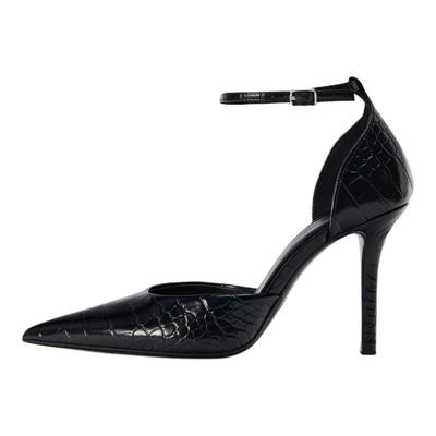 Elegant High Heels With Thin Heels 9.5cm Women High Heels Black 12232410800