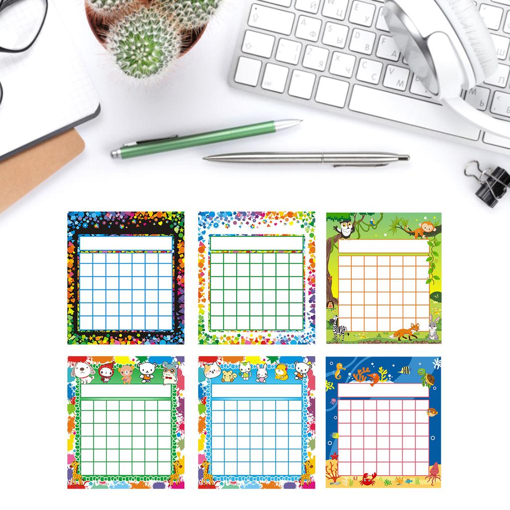 50 Pieces Classroom Incentive Chart Animal Designs Positive Behavior Reward Board for Classroom Student Teacher Family