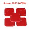 10Pcs Transparent Acrylic Double-Sided Adhesive Sticker Strong Adhesive Patch Waterproof No Trace Double-Sided Mounting Gel Pad