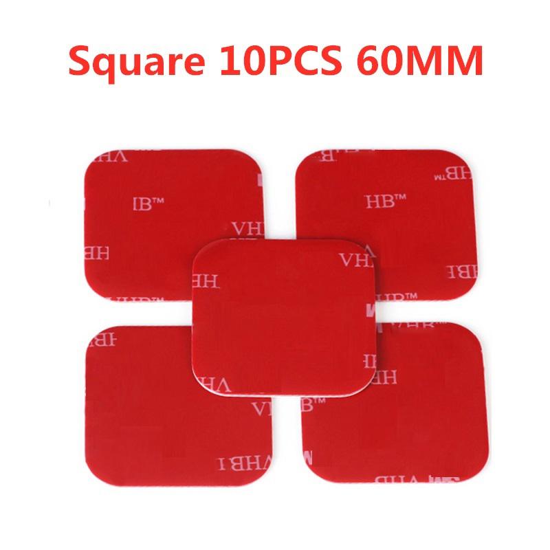 10Pcs Transparent Acrylic Double-Sided Adhesive Sticker Strong Adhesive Patch Waterproof No Trace Double-Sided Mounting Gel Pad