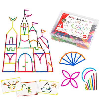 Edx Education GeoStix 2D Construction Toy Educational Ages 5 Up Set 200 Pieces