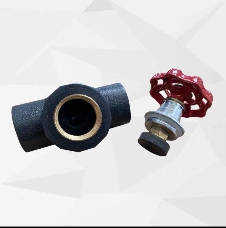 Zawór rury wodnej PE na gorący klej: 4, 6 Punktów i 1 Cal Wewnętrzny Zawór Kulowy/Zasuwowy