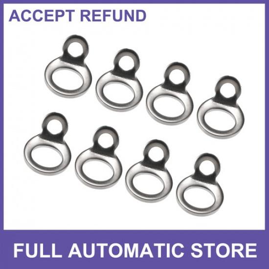 EIGHT Automotive Tie Down Strap Rings Multi-Purpose Anchors Hooks Universal