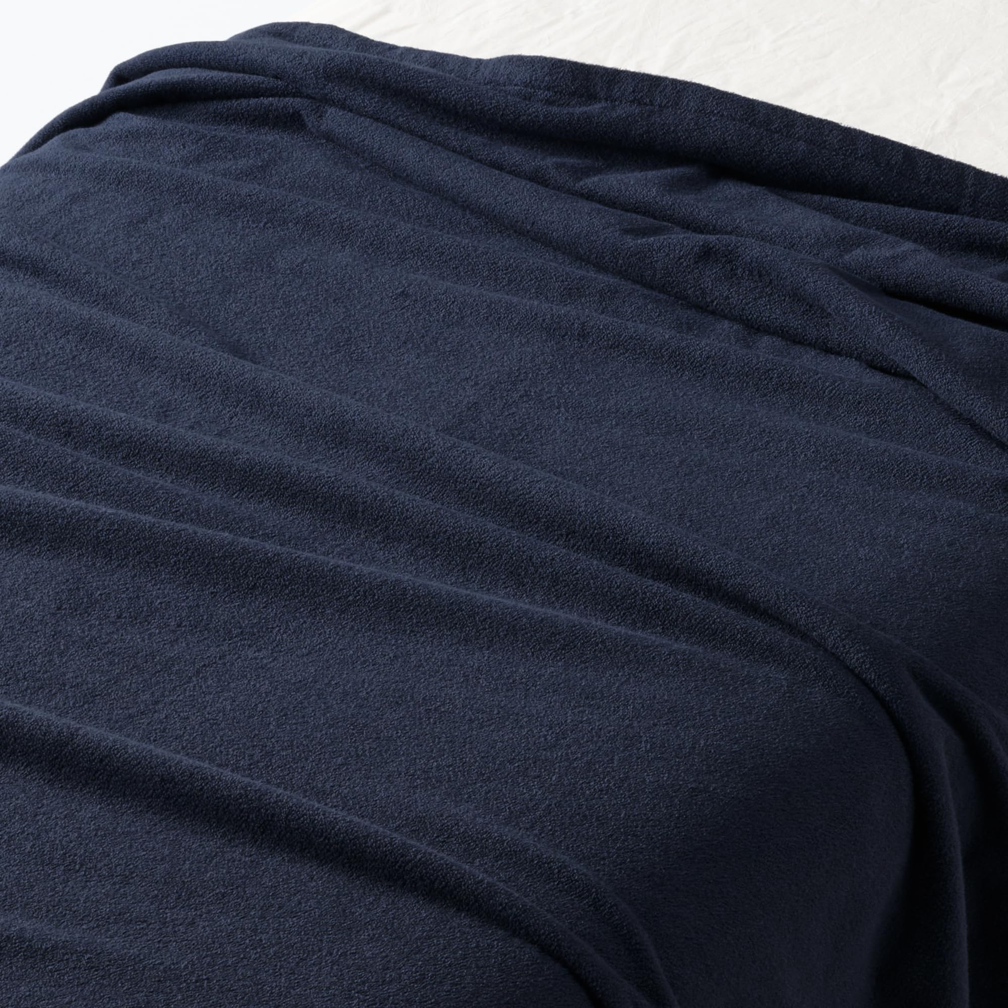 

MUJI Вафельное полотенце 140 x 200 84739064 Плед, Маленький, см, Темно-синий,