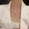 New Black Small Waist Pendant Collarbone Chain Women's Niche High-end Design Necklace