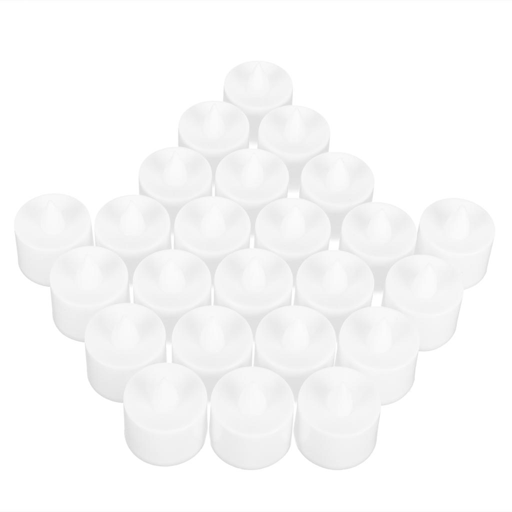 24 Stück LED Elektronische Simulationskerzenlicht Feiertag Hochzeit Heiratsantrag Geburtstagsdekoration Licht