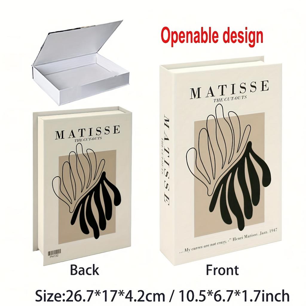 Modische Kunstbuch-Dekoration – multifunktionaler nordischer Stil, perfekt für Wohnzimmer und Couchtisch.