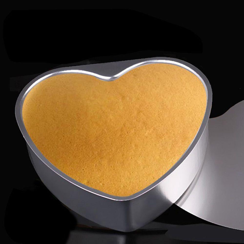 Wedding Home&Kitchen Removable Bottom Baking Mold Cake Tray Anodized Aluminum Heart Shaped Cake Pan