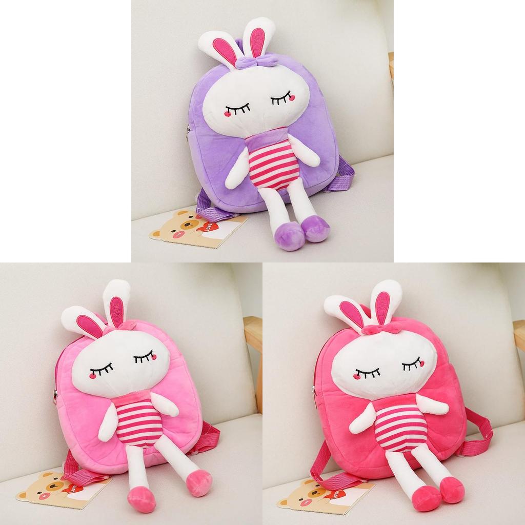 Plush Kids Animal Backpack With Large Capacity For School And Daycare Use