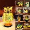 Animal Table Lamp Series,Stained Glass Cat,Dragon,Wolf,Horse,Owl,Dolphin,Turtle,Elephant,Mermaid Table Lamp Night Light