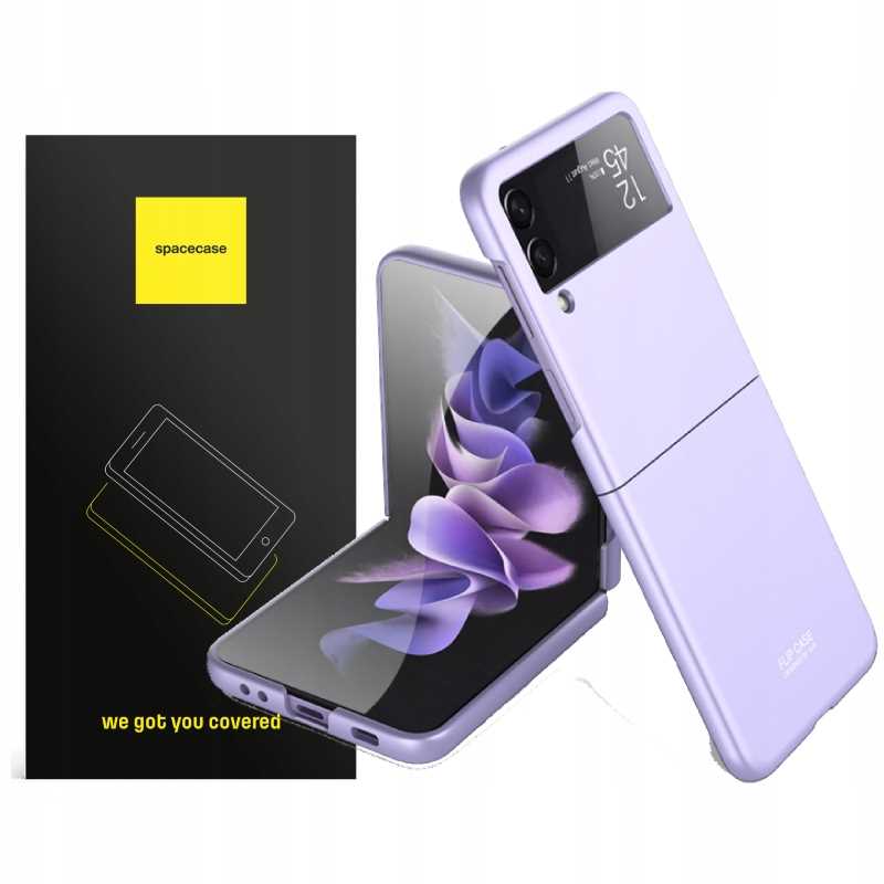 Sc Flip Case Galaxy Z Flip 4 Fioletowy