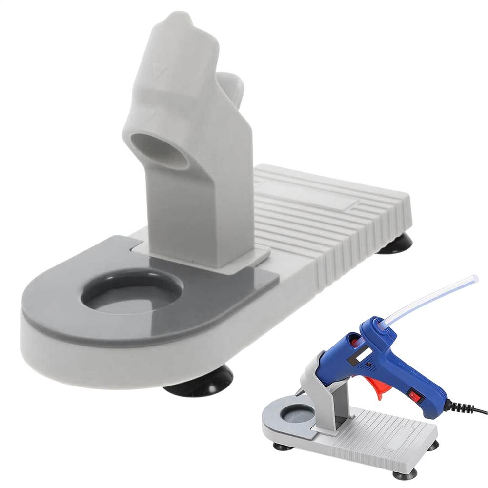 Glue Dispenser Holder Anti-Drip Universal Heat Resistant Support Stand Melting Glue Dispenser Base for Arts Crafts Home School