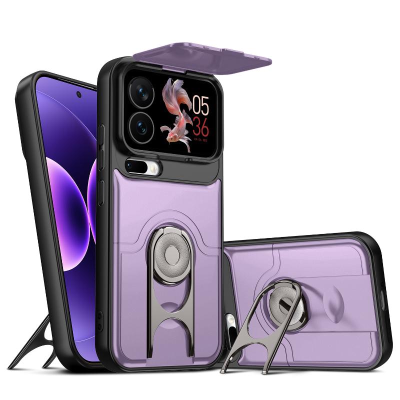 Soft TPU+Hard PC 360 ° Rotating Metal Holder Armor Phone Case For Xiaomi 17 Pro Max 14T 15T Pro 15 Ultra Pro Bumper Back Cover