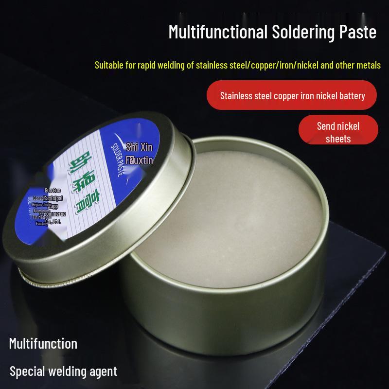 Gelbe No-Clean Lötpaste & Draht: Säurefrei, halogenfrei, starkes Flussmittel für Edelstahl