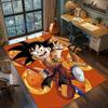 Son Goku Kamehameha Power Attack Graphic Rug Carpet Large Area Rug Non Slip Washable Floor Mat Gamer Room Bedroom Home Decor