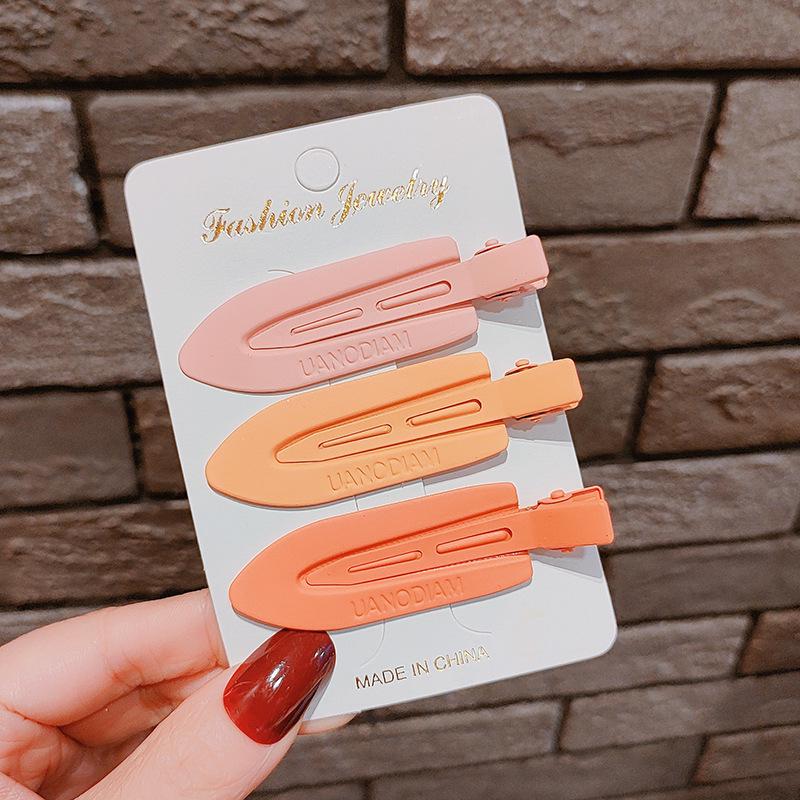 Clips de păr colorat Bai Lu fără cusături tip cioc de rață pentru femei - Ideal pentru frunte, breton și machiaj