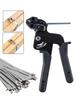 Cable Ties Plier Fastening Strap Cutting Tool Cutter Tension Automatic Zip Gun 304 Stainless Steel Locking Tie Hand Wrap Tool