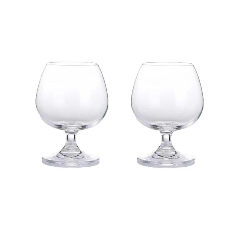 

2pcs Set 8.7oz 255ml Short Footed Red Wine Glass Set Bar Foreign Wine Cocktail Glasses Transparent Cognac Glass Wine Utensils 255ml