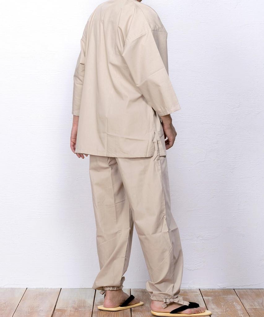 Samue All Seasons Men's Japanese workwear - Summer/Winter (LL, Rice Ivory)