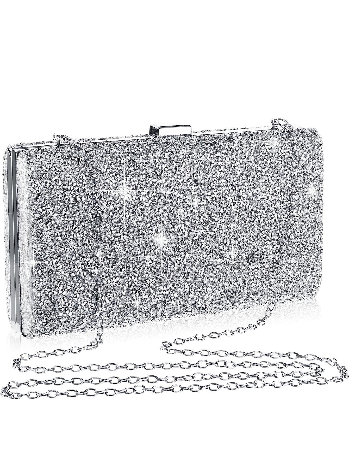 Ladies Luxury Bags Csw003 Women's Sparkling, Elegant, Exquisite Dinner Party Handbag Water Diamond Handbag Crossbody Bag, Wedding Party Bag Dinner Bag