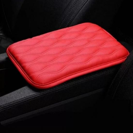Universal Car Armrest Pad Cover Center Console Seat Box PU Leather Cushion Mat
