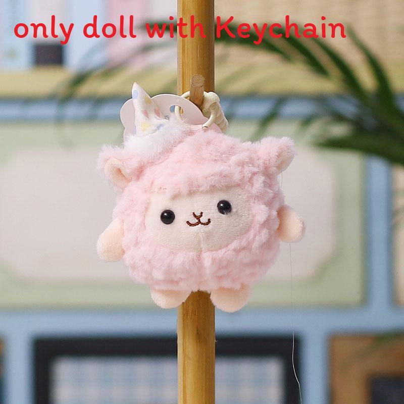 Sheep Plush Keychain With Pp Cotton Filling For Kids And Teens