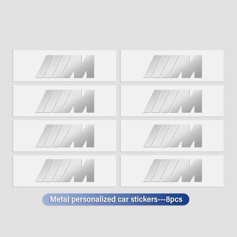 Metal Car Logo Emblem Decal Anywhere Stickers Decor Accessories For BMW Performance M E87 E30 E46 E28 F35 G20 E93 F20 X3 X YELHQ1