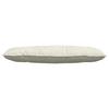 Back Cushion Cream 120 x 50 cm Cord Fabric