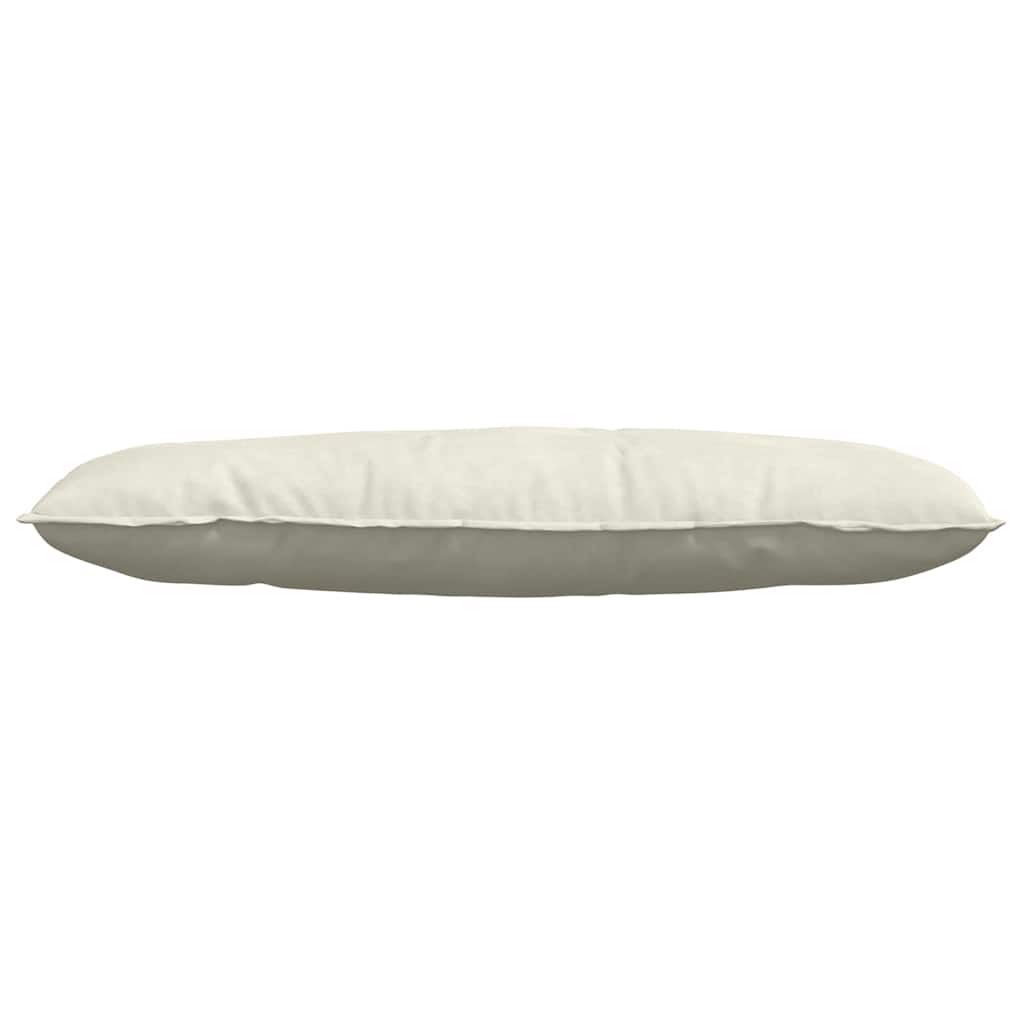 Back Cushion Cream 120 x 50 cm Cord Fabric